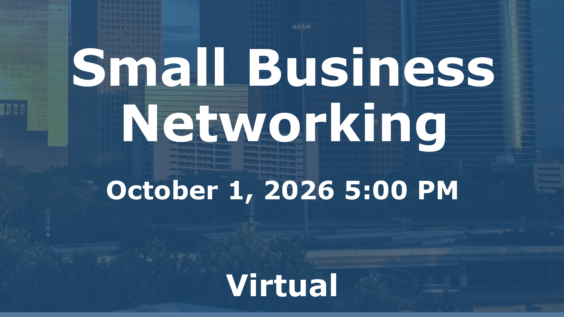 Small Business Networking event image